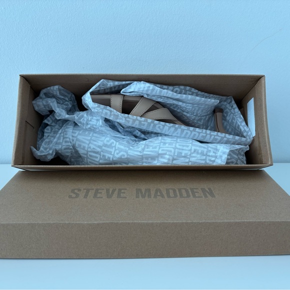 Steve Madden Nude Strappy Heels - Picture 7 of 7